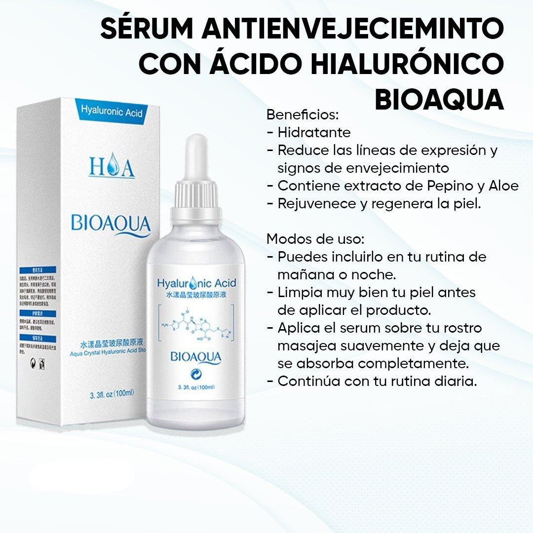 SÉRUM ANTIENVEJECIMIENTO A.H - BIOAQUA™