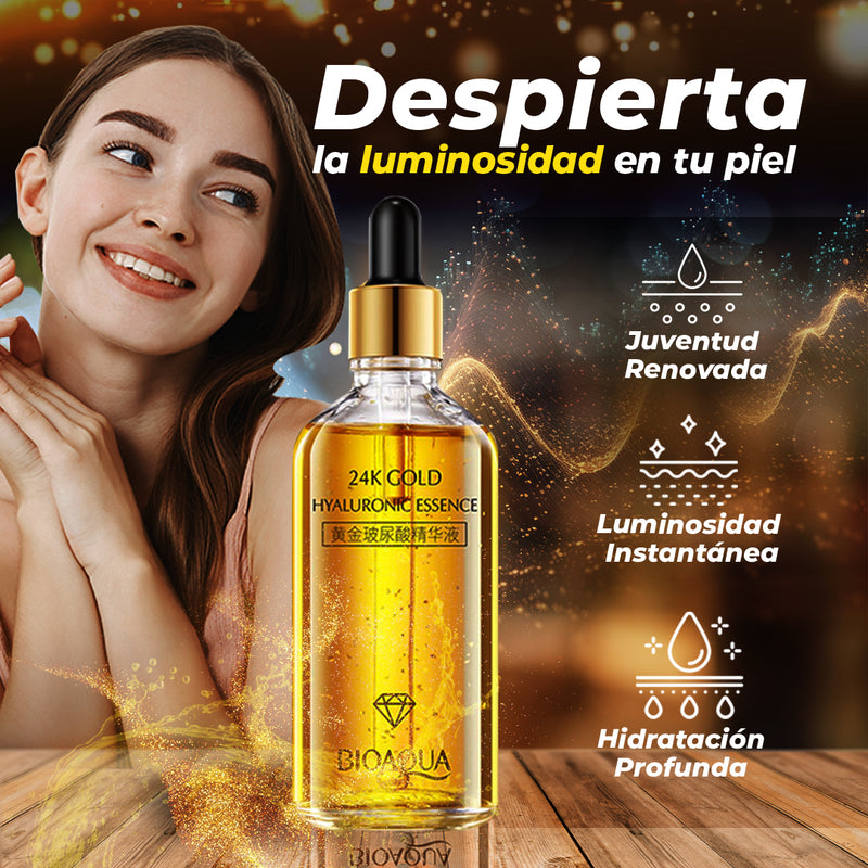 ✨ PROMOCIÓN: Compra 1 Serum BioAqua 24k Gold Llévate 2 y 2 mascarillas faciales hidratantes + ¡Frete Gratis!💎