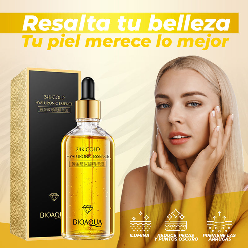 ✨ PROMOCIÓN: Compra 1 Serum BioAqua 24k Gold Llévate 2 y 2 mascarillas faciales hidratantes + ¡Frete Gratis!💎