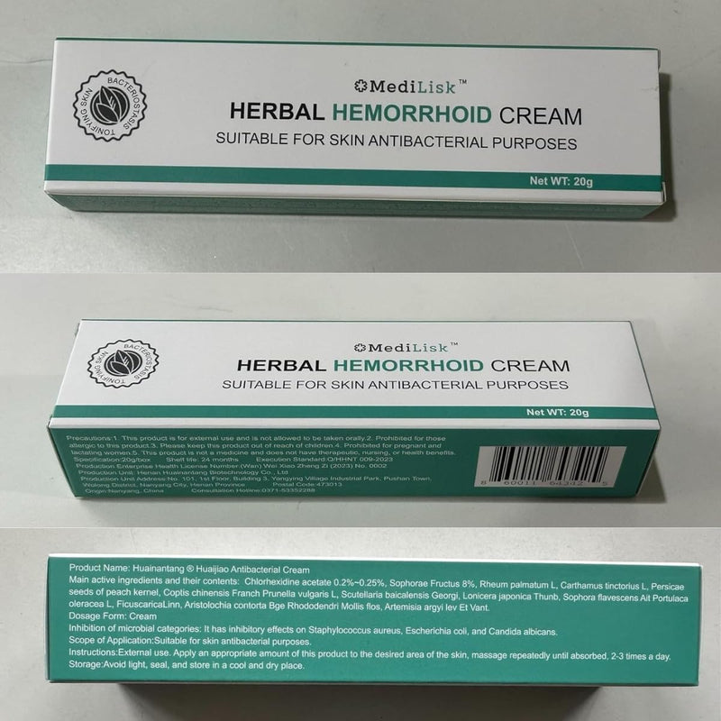 HERBAL HERMORRHOID CREAM! ALIVIO NATURAL🍃 - ¡ENVÍO GRATIS! 💎