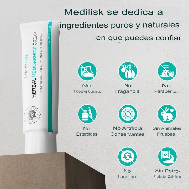 HERBAL HERMORRHOID CREAM! ALIVIO NATURAL🍃 - ¡ENVÍO GRATIS! 💎