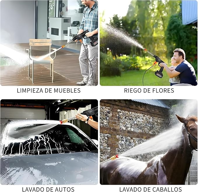 Hidrolavadora Portatil Con 2 Baterias + ¡ENVÍO GRATIS! ✨💎
