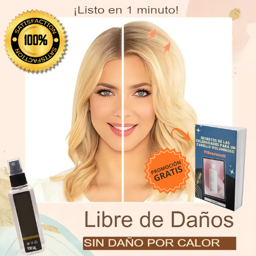 🔥NATURAL PLANT PROTEIN HAIR THICKENING SPRAY - FLUFFY VOLUMIZING + GUÍA REGALO ¡ENVÍO GRATIS! 💎
