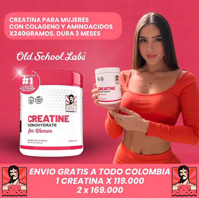 CREATINA MONODRITADA PARA MUJERES 100% ¡ENVÍO GRATIS! 💎