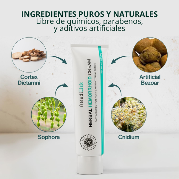 HERBAL HERMORRHOID CREAM! ALIVIO NATURAL🍃 - ¡ENVÍO GRATIS! 💎