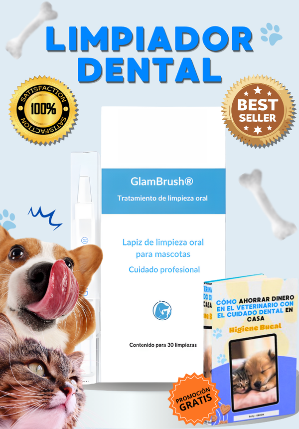 LIMPIADOR DENTAL PARA MASCOTAS  + GUÍA REGALO - ¡ENVÍO GRATIS! 💎
