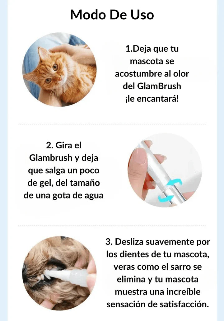 LIMPIADOR DENTAL PARA MASCOTAS  + GUÍA REGALO - ¡ENVÍO GRATIS! 💎