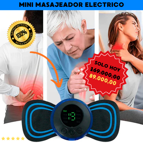 MINI MASAJEADOR ELECTRICO - OFICIAL💎